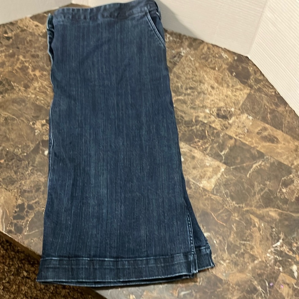 LANDS END JEAN SKIRT SZ 20W